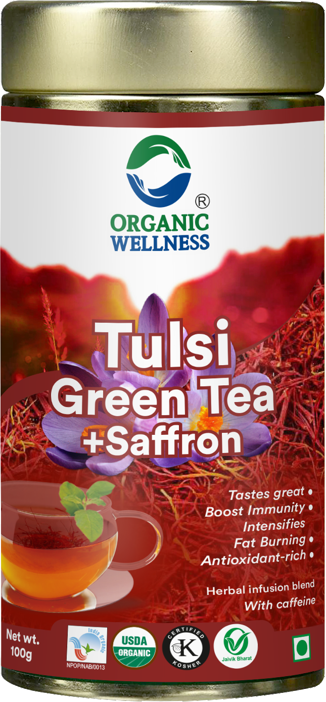 Tulsi Green Tea + Saffron