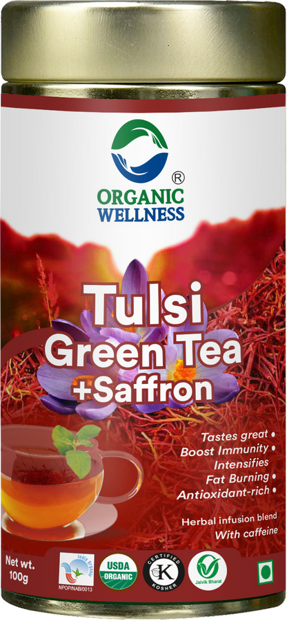 Tulsi Green Tea + Saffron