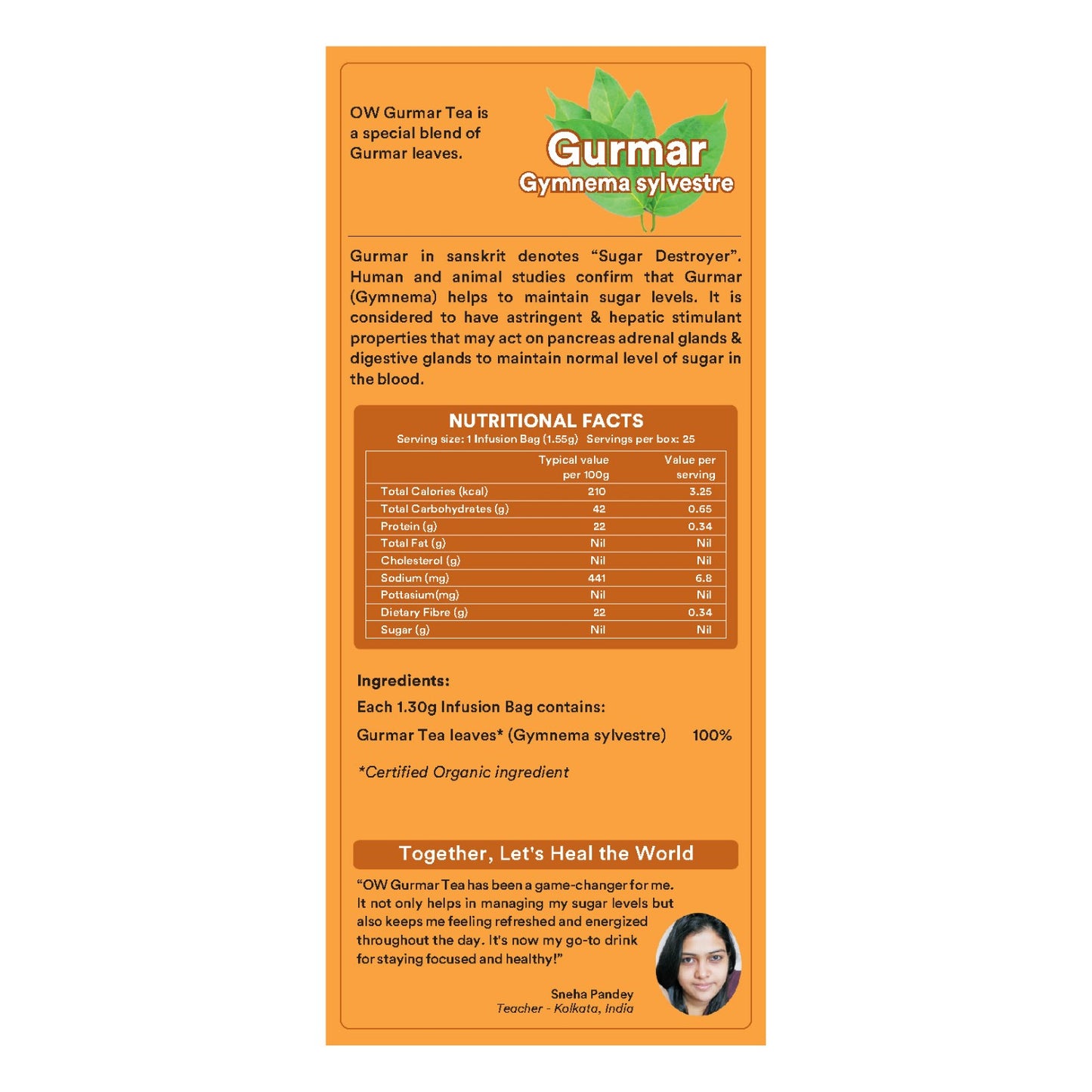 Gurmar Gymnema Sylvestrev Tea