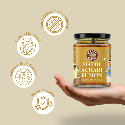 HALDI ACHARI FUSION (Turmeric Pickle)