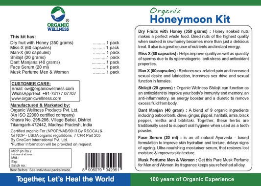 Organic Wellness Honeymoon Package Kit