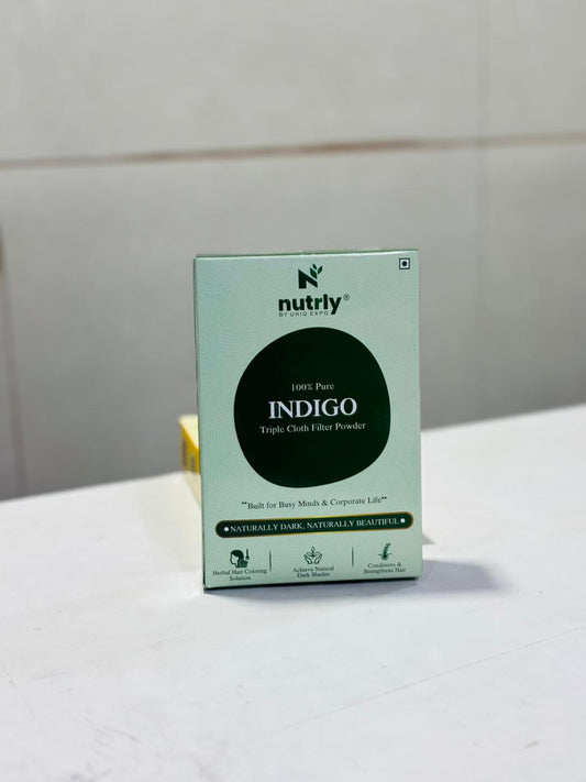 Nutrly Indigo Triple Cloth Filter Powder