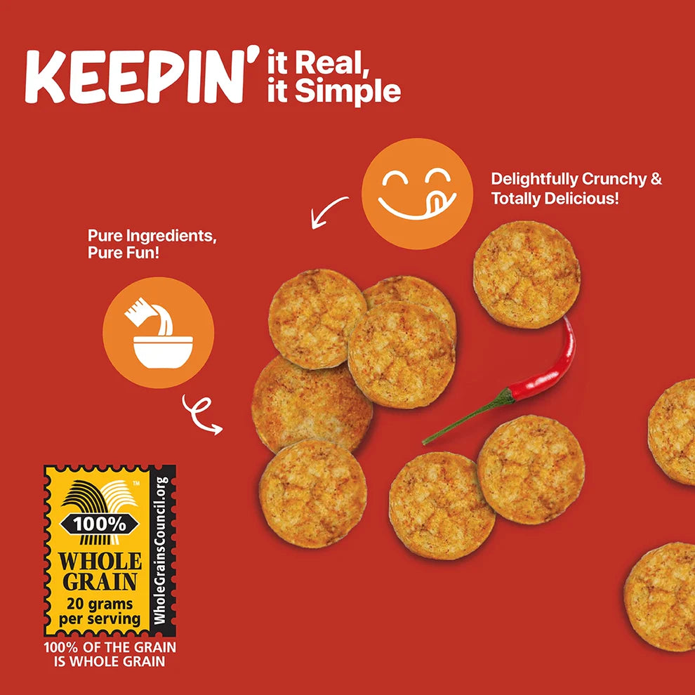 Brown rice Crisps, Indian Spicy Hot - 55 GM