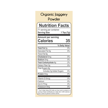 Organic Jaggery Powder