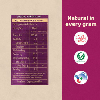 Organic Jowar Flour (True Story)