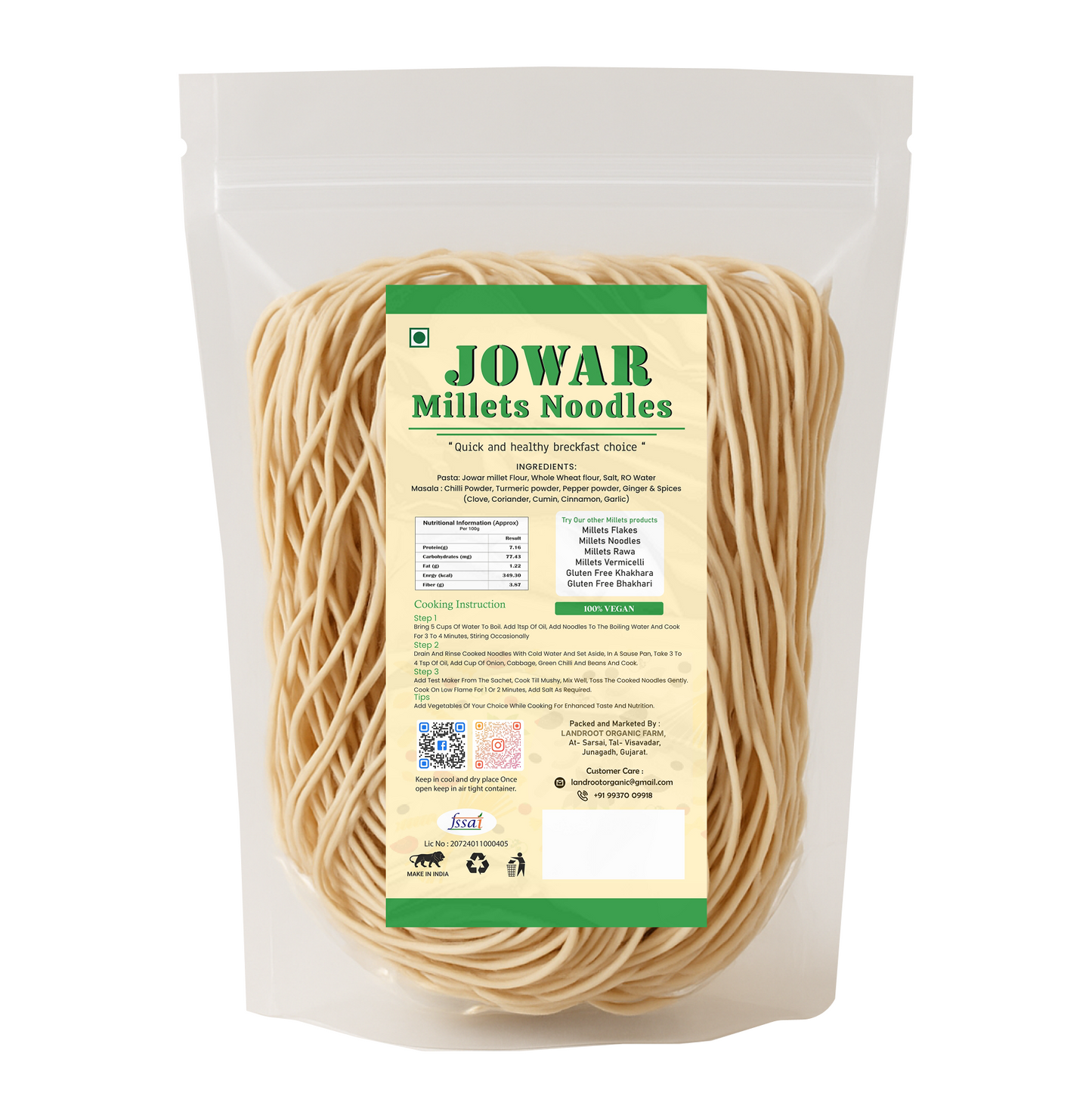 Jowar Millets Noodles