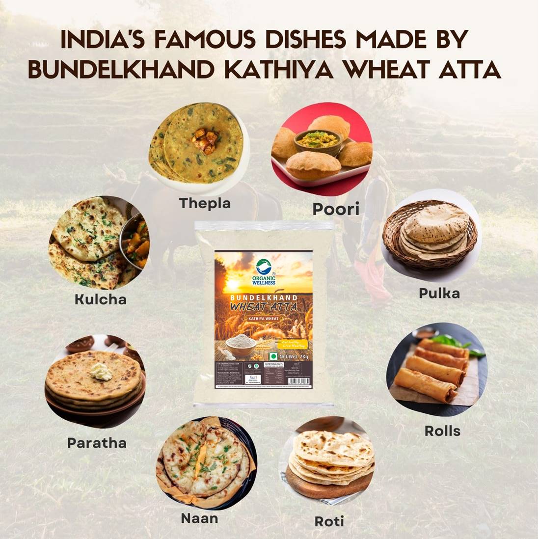 Bundelkhand Kathiya Wheat Atta