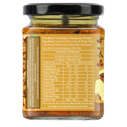HALDI ACHARI FUSION (Turmeric Pickle)