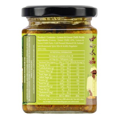 NIMBU MIRCH TWIST (Lemon Chilli Pickle)
