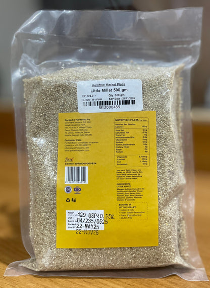 Organic Little Millet 500 gm
