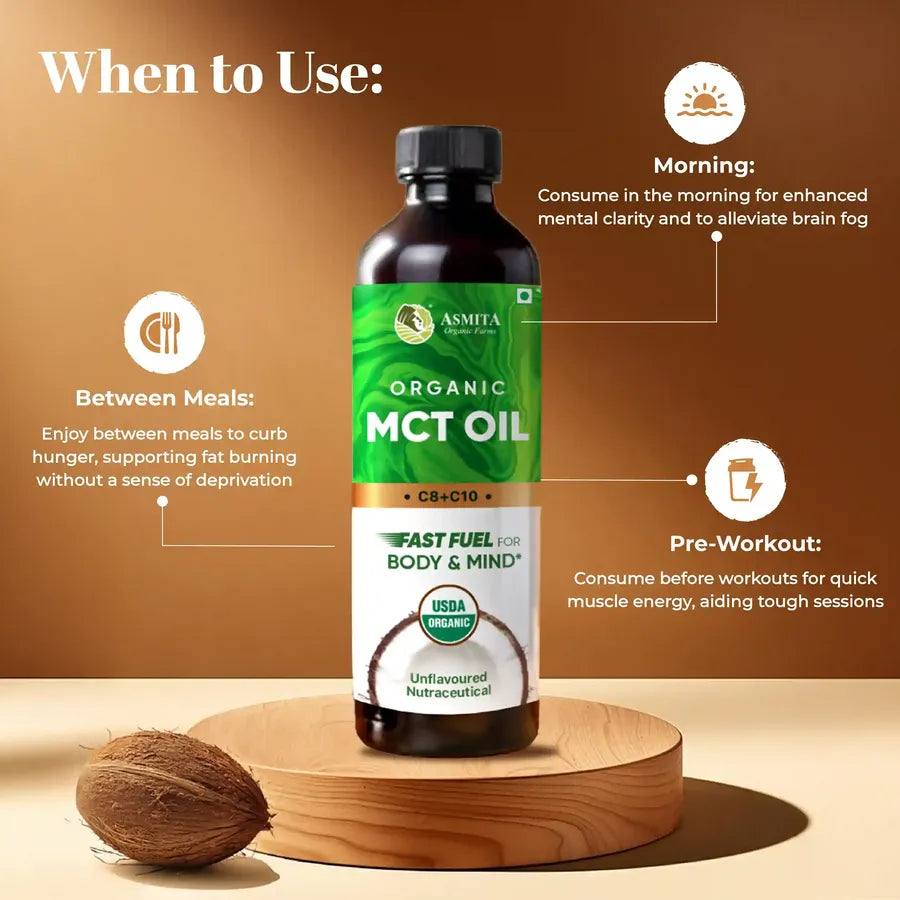 Organic MCT Oil | C8 60% | C10 40%