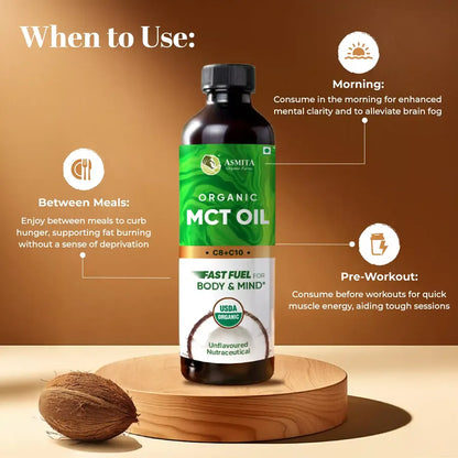 Organic MCT Oil | C8 60% | C10 40%