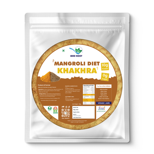 LandRoot Organic Mangroli Diet Khakhra