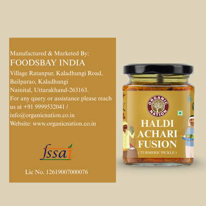 HALDI ACHARI FUSION (Turmeric Pickle)
