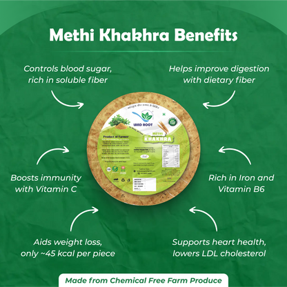 Organic Methi Khakhra