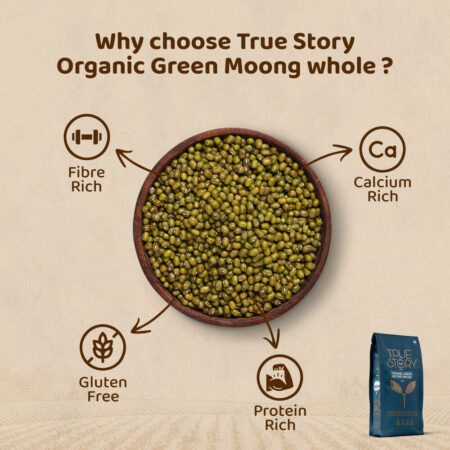 Organic Green Moong Whole (True Story)