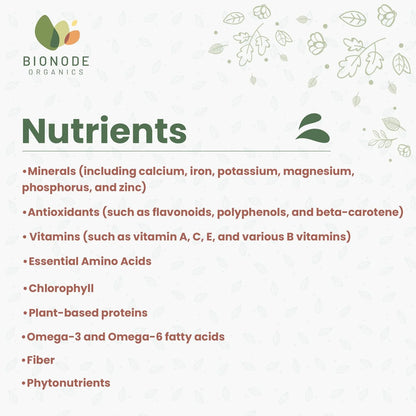 Bionode Organic Moringa Powder