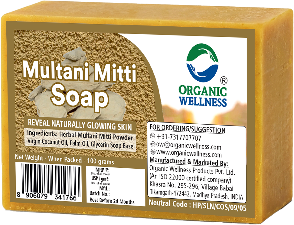 Organic Wellness Multani Mitti Soap