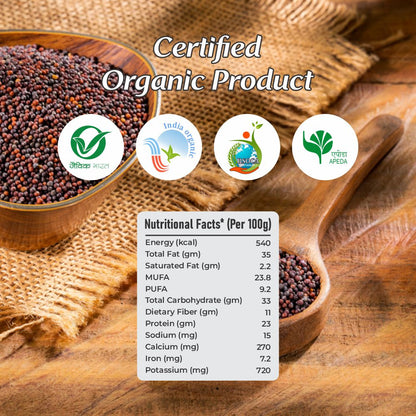 Organic Mustard Seeds (Sarso)