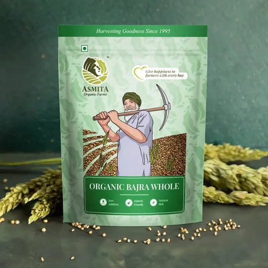 Organic Bajra Whole | Pearl Millet | Kambu
