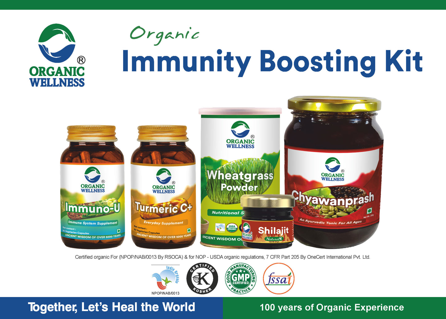 ऑर्गेनिक वेलनेस इम्यूनिटी बूस्टिंग किट असॉर्टमेंट