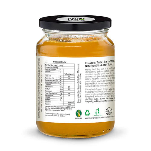 Organic Mango Jam 250 Gm