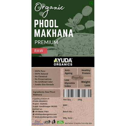 Organic Phool Makhana (Premium Big Kernels)