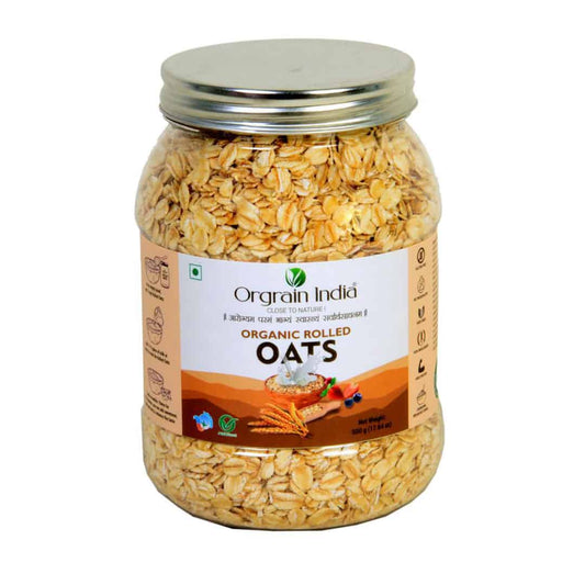 Organic Rolled Oats 500 gm