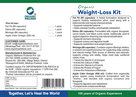 Organic Wellness Weight Loss Kit Assortment
