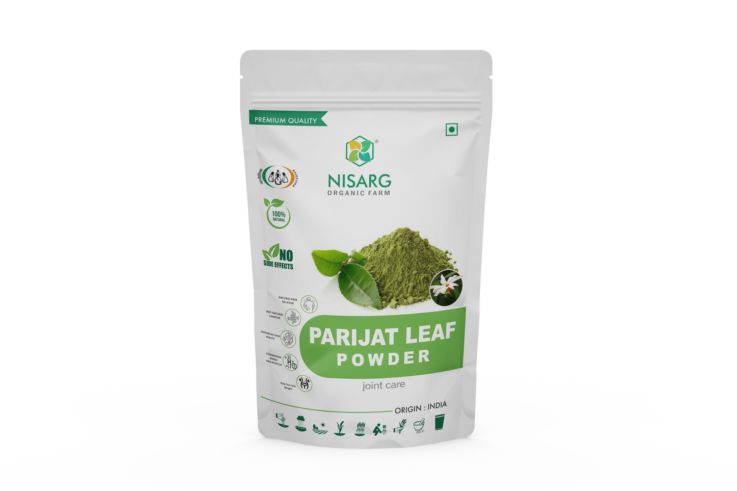 Parijat leaf powder