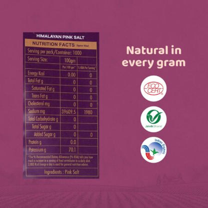 Organic Pink Himalayan Salt (True Story)