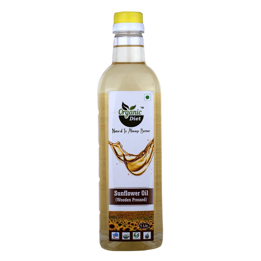 Organic Wooden Pressed Pure Sunflower Oil