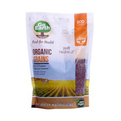 Organic Finger Millet Whole 500 GM