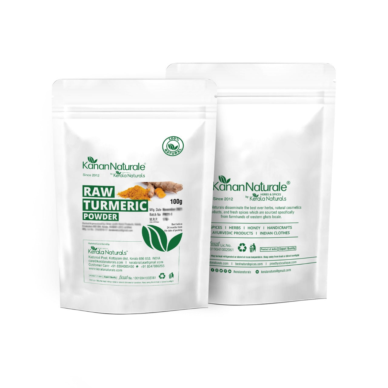 RAW TURMERIC POWDER
