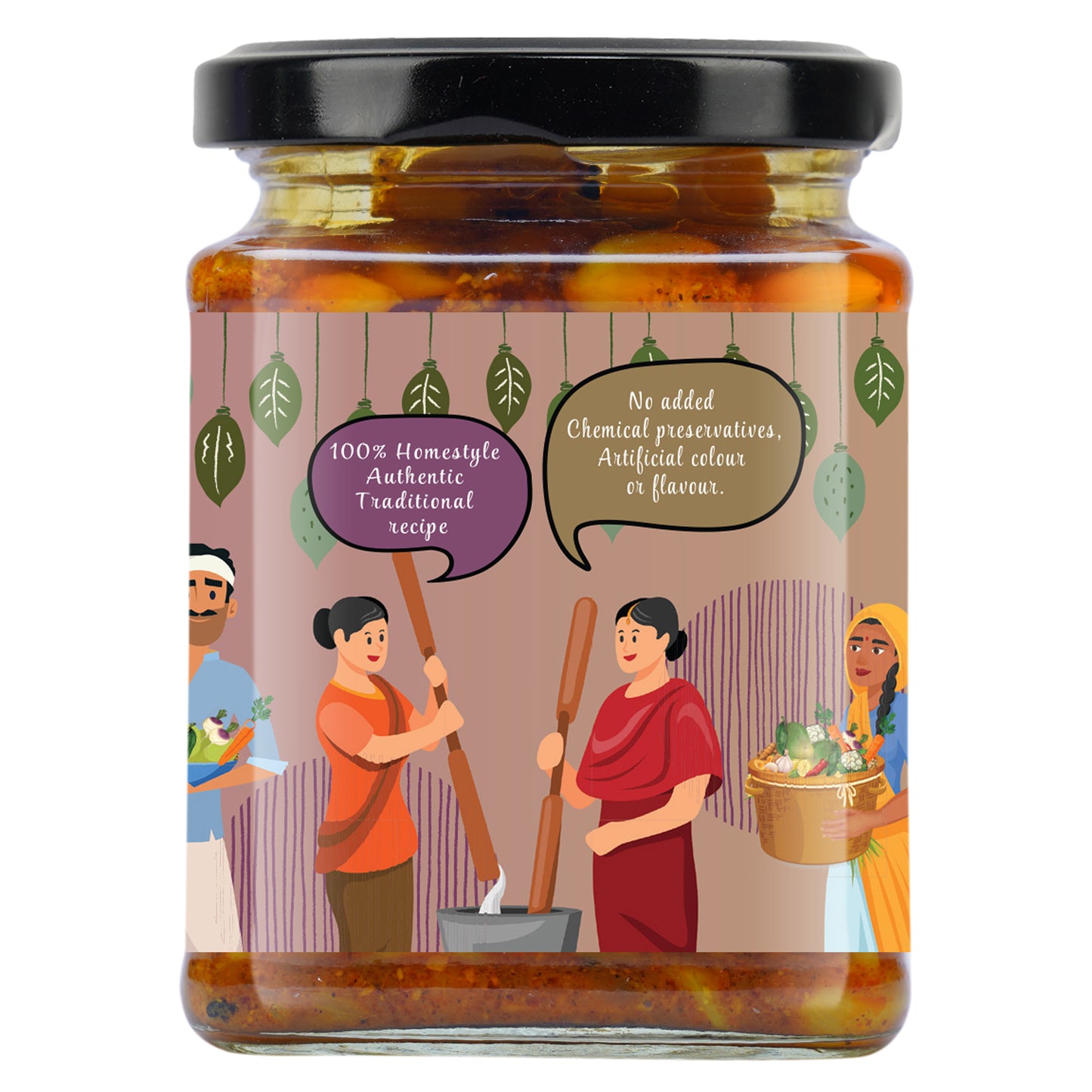 LAHSUN ACHARI TWIST (Garlic Pickle)