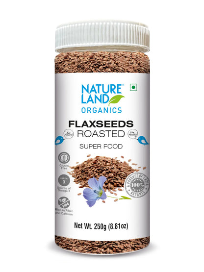 Organic Roasted Flaxseed 250gm