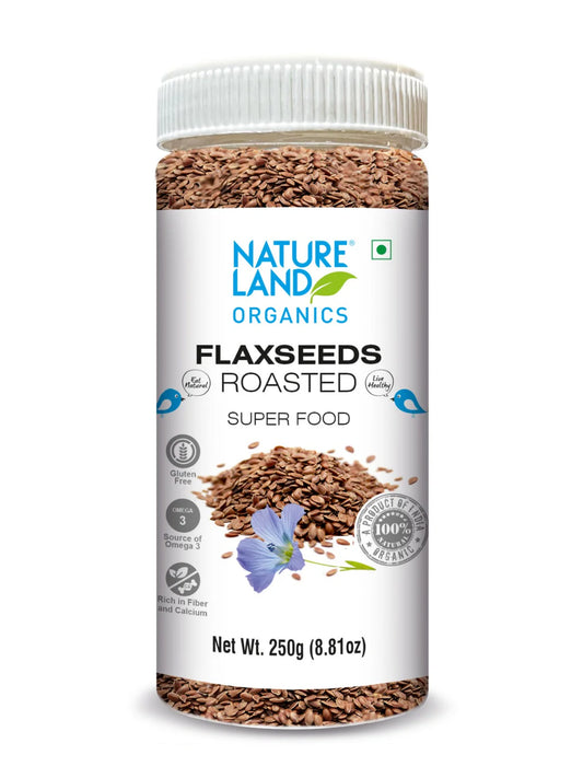 Organic Roasted Flaxseed 250gm