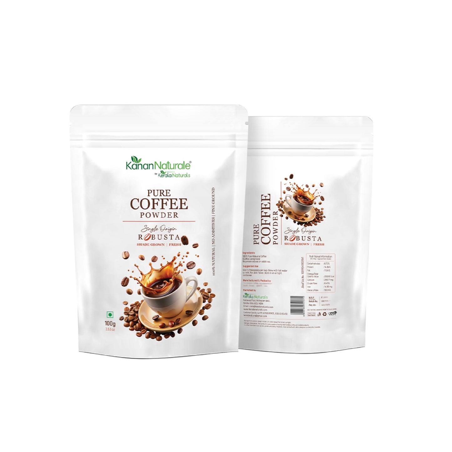 PURE COFFEE POWDER