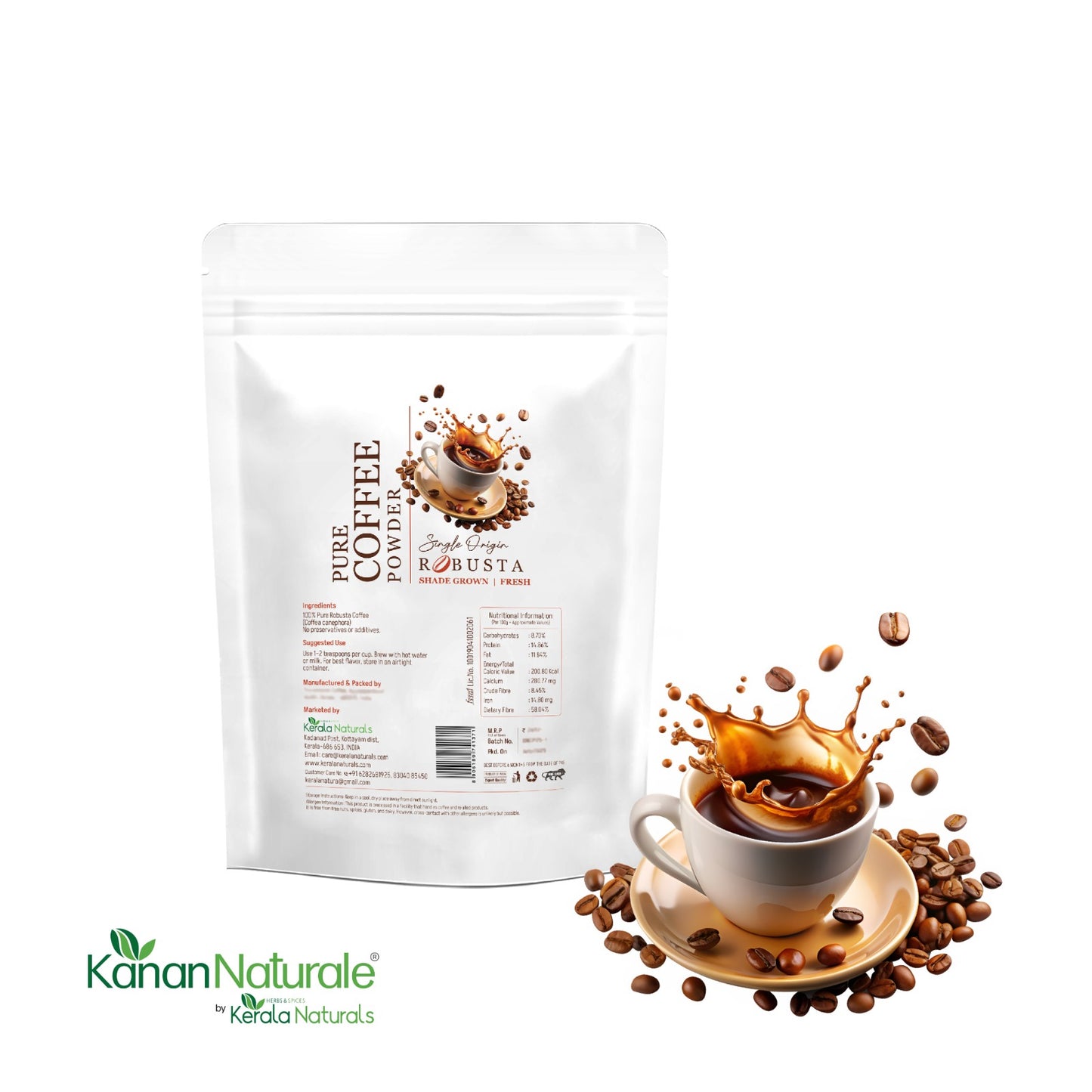 PURE COFFEE POWDER