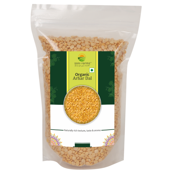 Organic Arhar Dal (Tuvar Dal) | 1 Kg