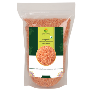 Organic Masoor Malka (Dhuli) Dal (Red Lentil) | 1 Kg