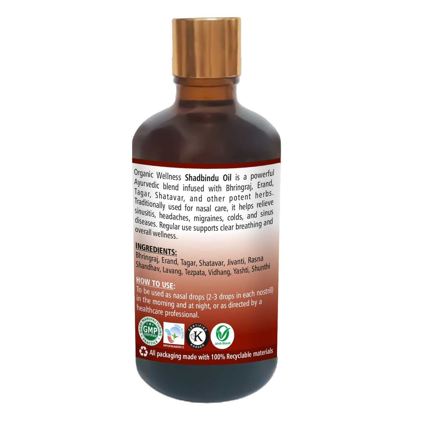 Shadbindu Oil Sinusitis Relief