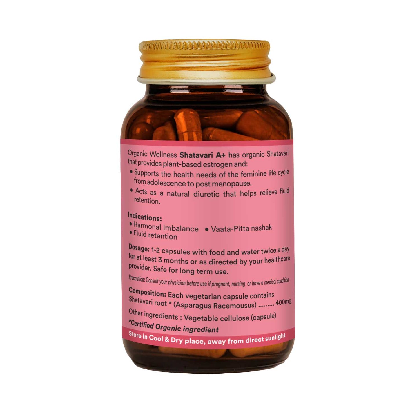 Shatavari A+ 90 Capsules