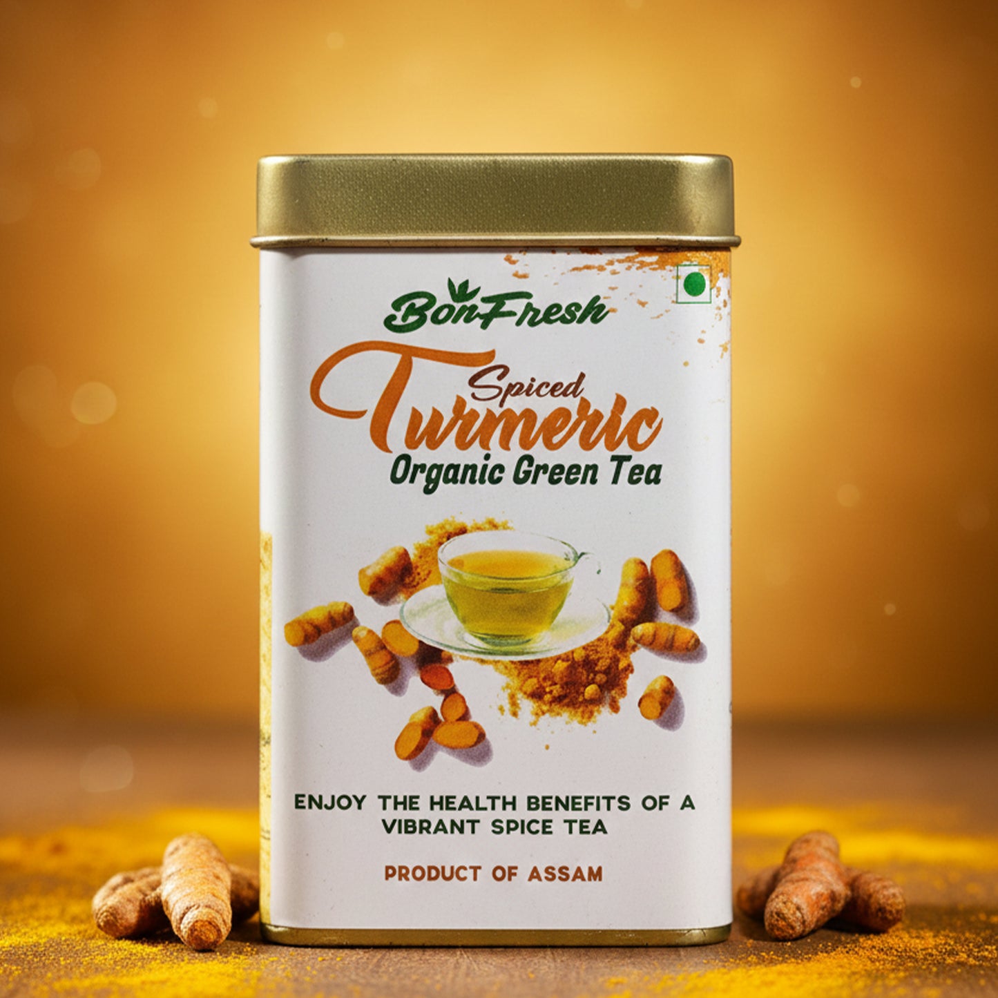Turmeric Spiced Organic Green Tea