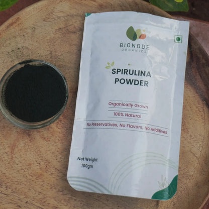 Bionode Organic Spirulina Powder