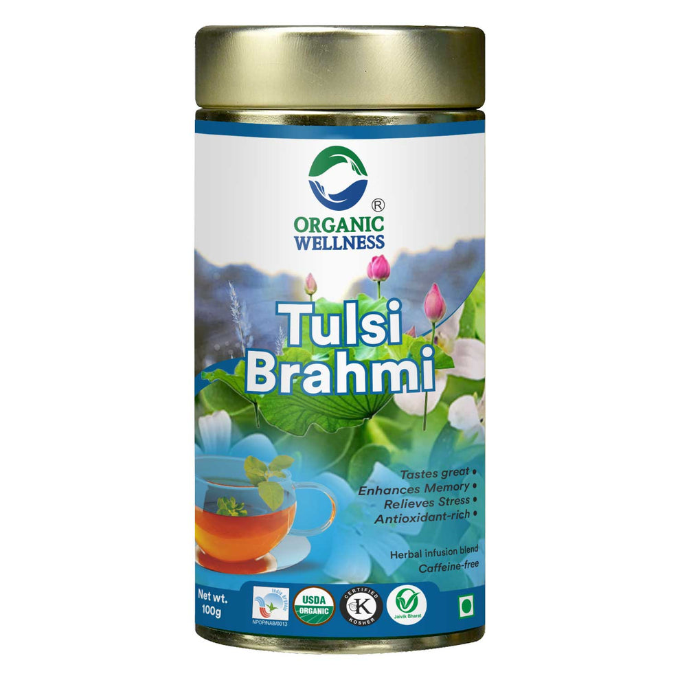 Organic Wellness Tulsi Brahmi Tea – Kemfree Marketplace