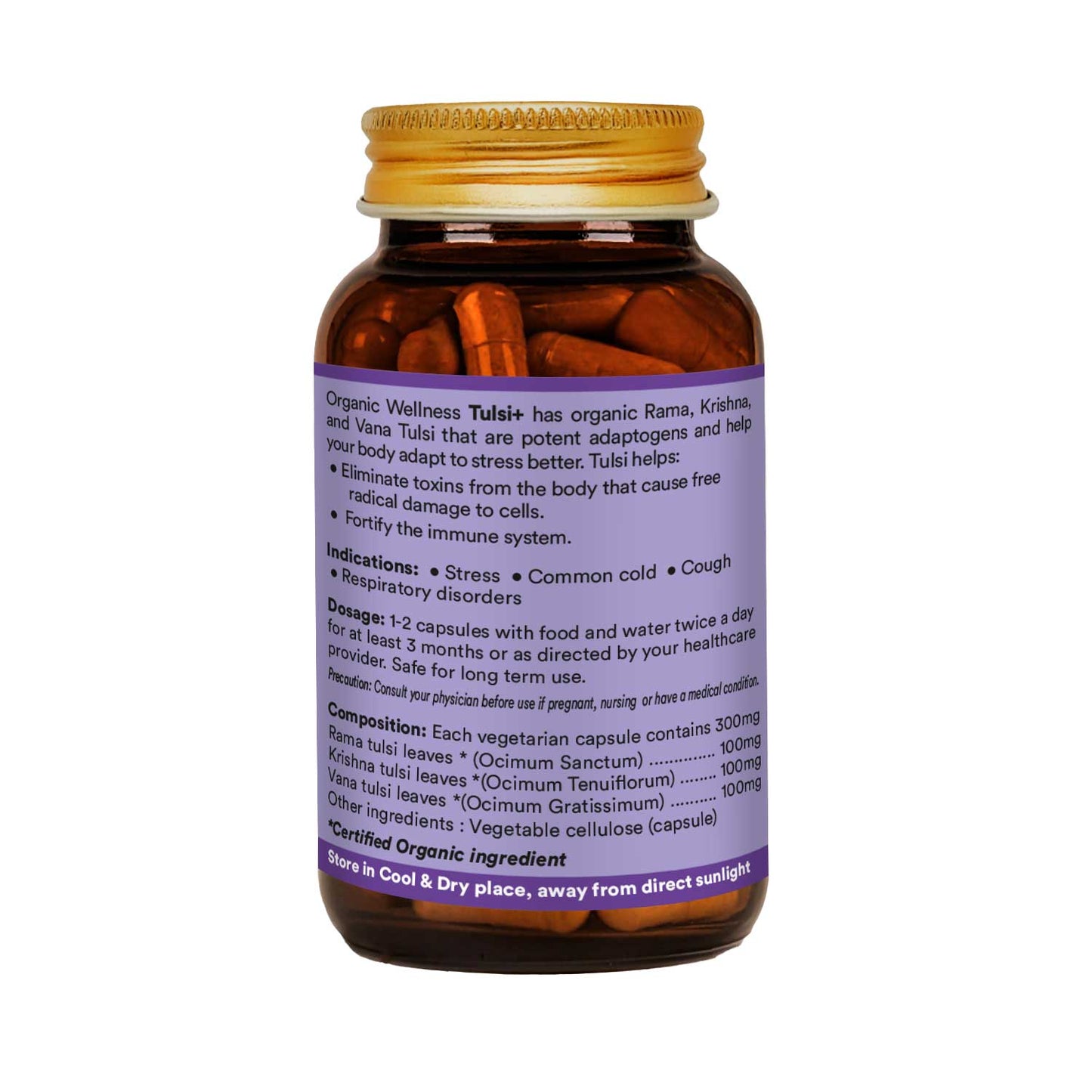 Tulsi + 90 Capsules