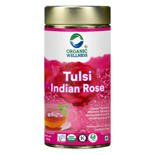Organic Tulsi Indian Rose Tea