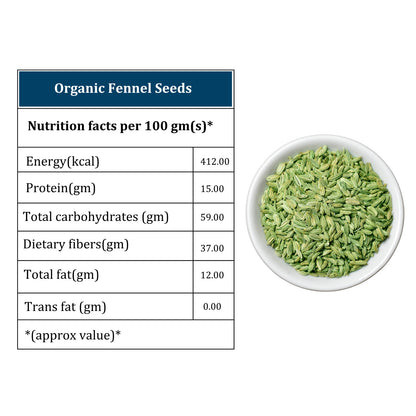 Organic Fennel Seeds