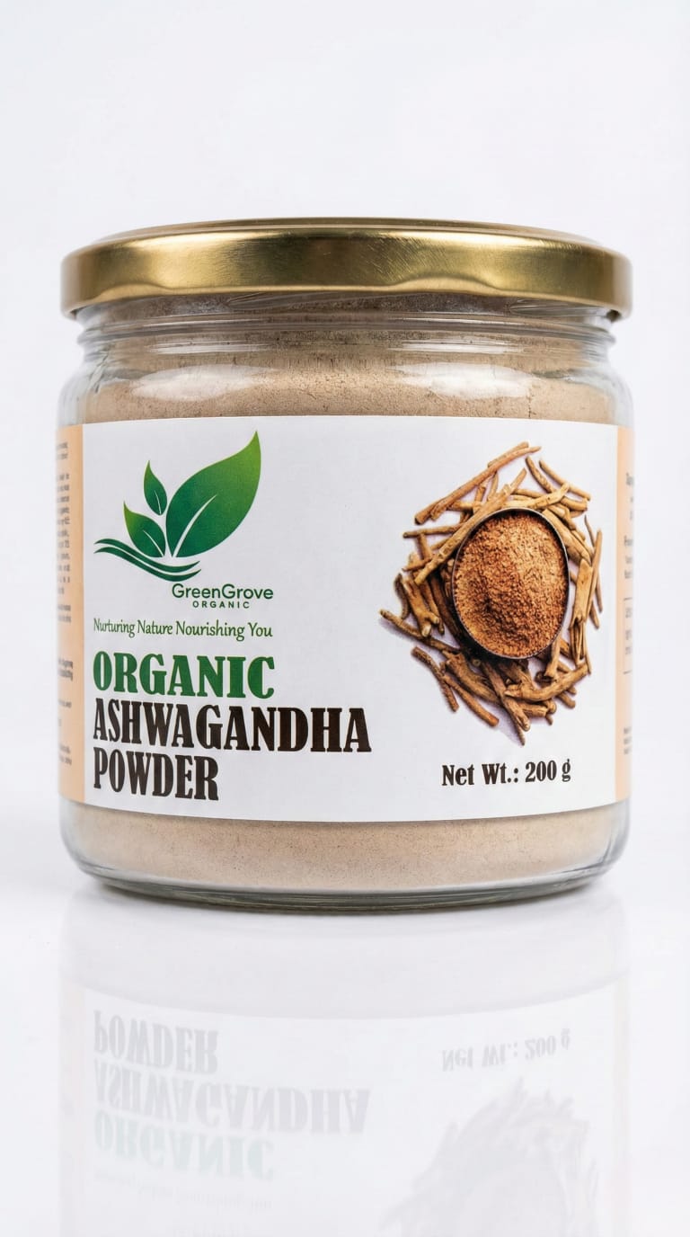 GreenGrove Organic Ashwagandha Powder